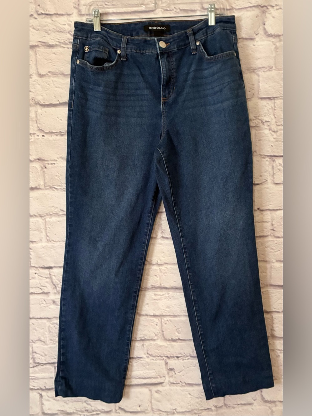 Bandolino Classic Women's Dark Blue Stretch Jeans - 12